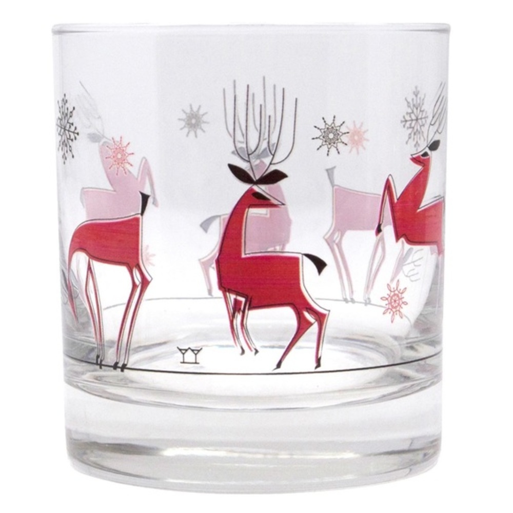 The Modern Home Bar Reindeer Games Rocks Glass